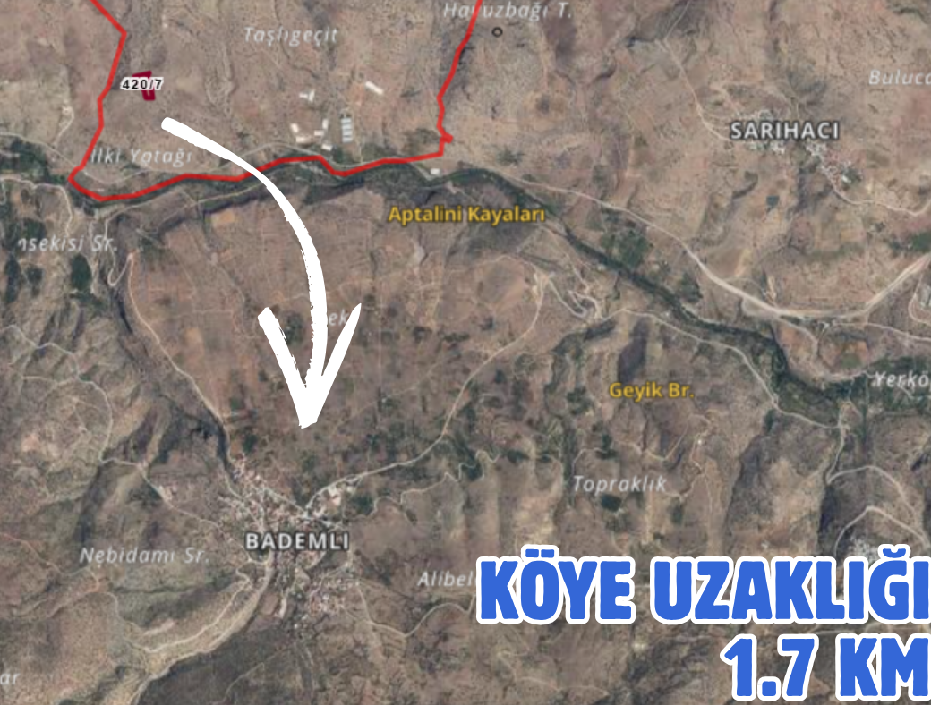 KONYA HADİM YUKARI EŞENLER 5.549 M² TARLA SATILIKTIR - KONYA HADİM fotoğraf 2